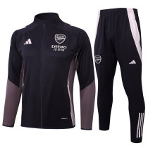 Mens Arsenal Jacket + Pants Training Suit Dark Grey 2025/26