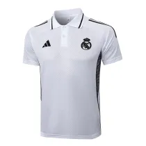 Mens Real Madrid Polo Shirt White 2025/26