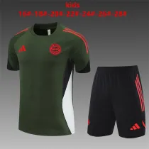 Kids Bayern Munich Short Training Suit Green 2025/26
