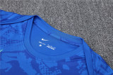 Mens Barcelona Short Training Suit Blue 2025/26