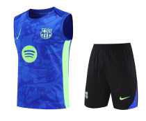 Mens Barcelona Singlet Suit Blue 2025/26