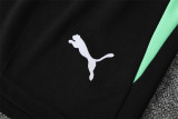 Mens Portugal Short Training Suit Black - Green 2025