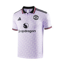 Mens Manchester United Polo Shirt White 2025/26