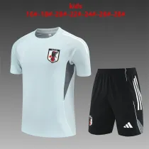 Kids Japan Short Training Suit Light Grey 2025