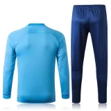 Mens Barcelona Jacket + Pants Training Suit Light Blue 2025/26