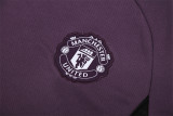 Mens Manchester United Short Training Suit Purple 2025/26
