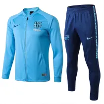 Mens Barcelona Jacket + Pants Training Suit Light Blue 2025/26