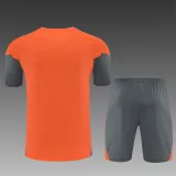 Kids Bayern Munich Short Training Suit Orange 2025/26
