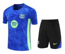 Mens Barcelona Short Training Suit Blue 2025/26