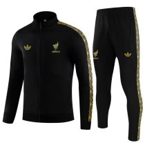 Mens Mexico Jacket + Pants Training Suit Black 2025