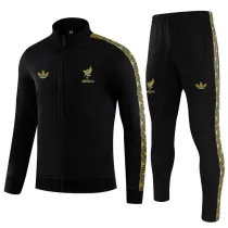 Mens Mexico Jacket + Pants Training Suit Black 2025