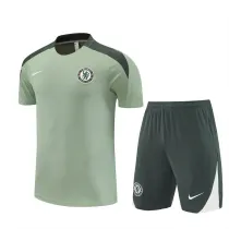 Mens Chelsea Short Training Suit Light Green 2025/26