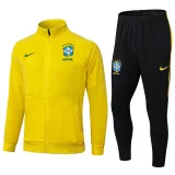 Mens Brazil Jacket + Pants Training Suit Yellow 2025