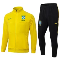 Mens Brazil Jacket + Pants Training Suit Yellow 2025