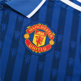 Mens Manchester United Polo Shirt Blue 2025/26