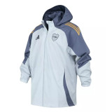 Mens Boca Juniors All Weather Windrunner Jacket Grey 2025/26