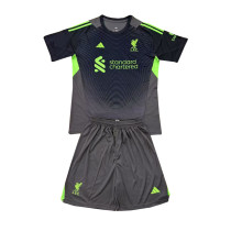 Kids Liverpool Goalkeeper Black Jersey 2025/26