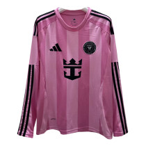 Mens Inter Miami C.F. Home Jersey Long Sleeve 2025/26