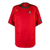 Mens Portugal Retro Home Jersey 2004