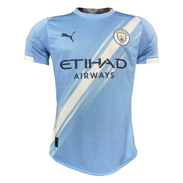 Mens Manchester City Home Authentic Jersey 2025/26 - Match