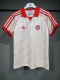 Mens Adidas Originals Bayern Munich Jersey 3 Stripes Pure Cotton White Shirt 2025/26 - Match