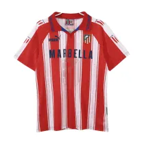 Mens Atletico Madrid Retro Home Jersey 1995/96