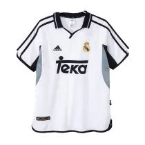 Mens Real Madrid Retro Home Jersey 2000/01