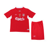 Kids Retro Liverpool Home Jersey 2004/05