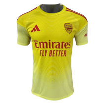 Mens Arsenal Goalkeeper Yellow Jersey 2025/26