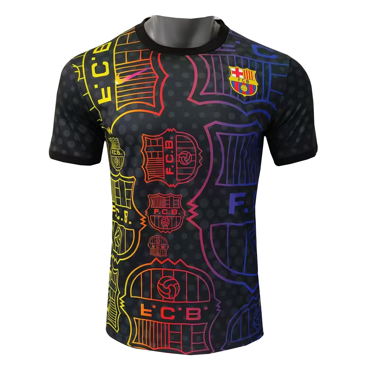 barcelona neon jersey