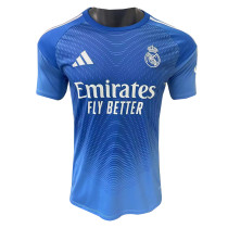 Mens Real Madrid Goalkeeper Blue Jersey 2025/26