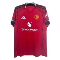Mens Manchester United Home Jersey 2025/26