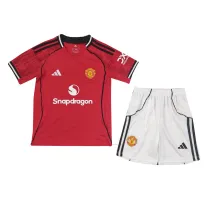 Kids Manchester United Home Jersey 2025/26