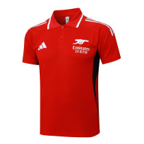 Mens Arsenal Polo Shirt Red 2025/26