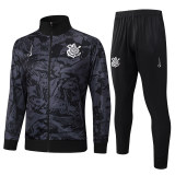 Mens Corinthians Jacket + Pants Training Suit Black 2025/26