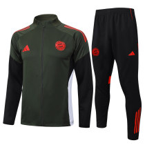Mens Bayern Munich Jacket + Pants Training Suit Emerald Green 2025/26
