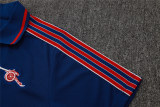 Mens Arsenal Polo Shirt Blue 2025/26