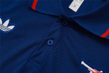 Mens Arsenal Polo Shirt Blue 2025/26
