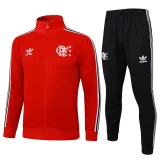 Mens Flamengo Jacket + Pants Training Suit Red 2025/26