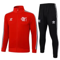 Mens Flamengo Jacket + Pants Training Suit Red 2025/26