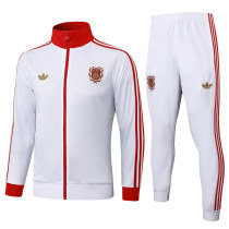 Mens Bayern Munich Jacket + Pants Training Suit 125th Years Anniversay White 2025/26