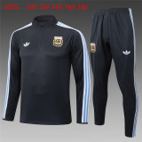 Kids Argentina Training Suit Grey 2025