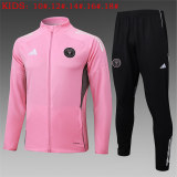 Kids Inter Miami C.F. Jacket + Pants Training Suit Pink 2025/26