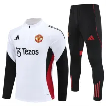 Mens Manchester United Training Suit White 2025/26