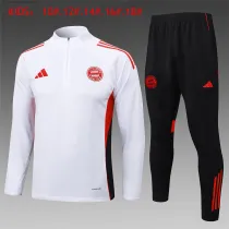 Kids Bayern Munich Training Suit White 2025/26
