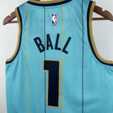 Mens Charlotte Hornets Jordan Brand Teal 2025 Swingman Jersey - City Edition