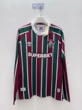 Mens Fluminense Home Jersey Long Sleeve 2025/26
