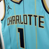 Mens Charlotte Hornets Jordan Brand Teal 2025 Swingman Jersey - City Edition