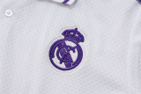 Mens Real Madrid Polo Shirt White 2025/26