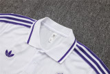 Mens Real Madrid Polo Shirt White 2025/26